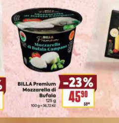 BILLA PREMIUM MOZZARELLA DI BUFALA
