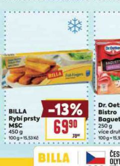 BILLA RYB� PRSTY MSC