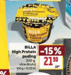 BILLA HIGH PROTEIN PUDING