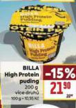 BILLA HIGH PROTEIN PUDING