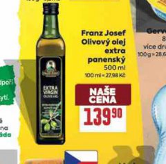 FRANZ JOSEF OLIVOV� OLEJ EXTRA PANENSK�