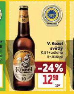 PIVO VELKOPOPOVICK� KOZEL 10