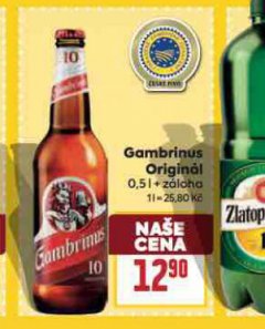 PIVO GAMBRINUS ORIGIN�L 10