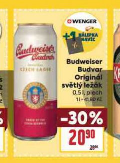 PIVO BUDWEISER BUDVAR ORIGINAL