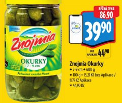 ZNOJMIA OKURKY