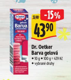 DR. OETKER BARVA GELOV�