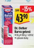 DR. OETKER BARVA GELOV�