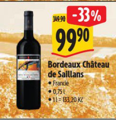 BORDEAUX CHATEAU DE SAILLANS