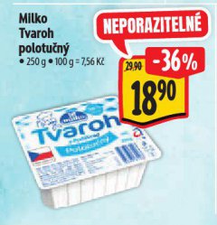 MILKO TVAROH POLOTU�N�