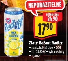 PIVO ZLAT� BA�ANT RADLER
