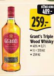 GRANT'S TRIPLE WOOD WHISKY