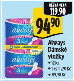 ALWAYS D�MSK� VLO�KY