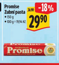 PROMISE ZUBN� PASTA