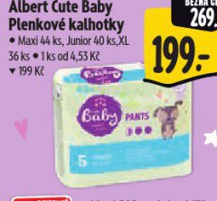 CUTE BABY PLENKOV� KALHOTKY