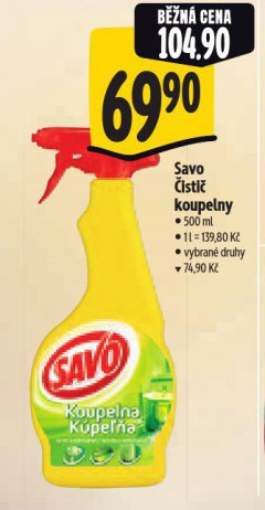 SAVO �ISTI� NA KOUPELNU