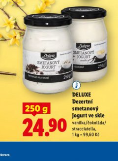 DELUXE DEZERTN� SMETANOV� JOGURT VE SKLE