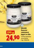DELUXE DEZERTN� SMETANOV� JOGURT VE SKLE
