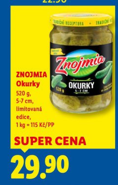 ZNOJMIA OKURKY