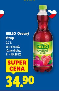 HELLO OVOCN� SIRUP