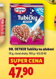 DR. OETKER TUBI�KY NA ZDOBEN�