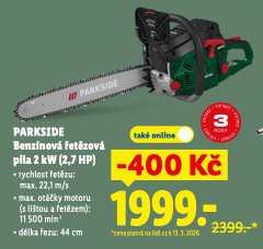 PARKSIDE BENZ�NOV� �ET�ZOV� SEKA�KA