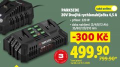 PARKSIDE DVOJIT� RYCHLONAB�JE�KA