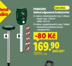 PARKSIDE SOL�RN� ODPUZOVA� KRTK�