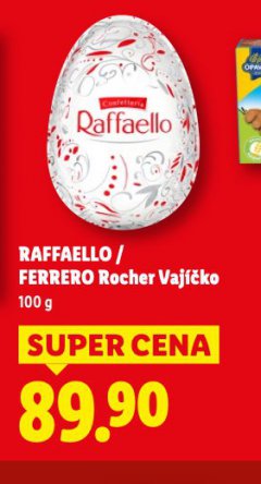 RAFFAELLO / FERRERO ROCHER VAJ��KO