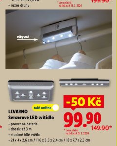 LIVARNO SENZOROV� LED SV�TIDLO
