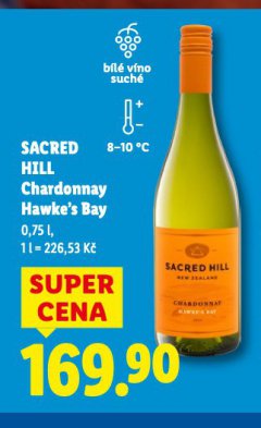 SACRED HILL CHARDONNAY HAWKE�S BAY