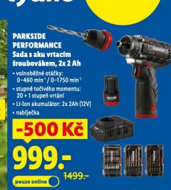 PARKSIDE SADA S AKU VRTAC�M �ROUBOV�KEM