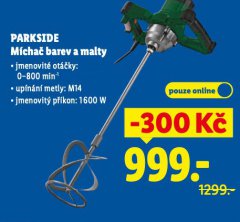 PARKSIDE M�CHA� BAREV A MALTY