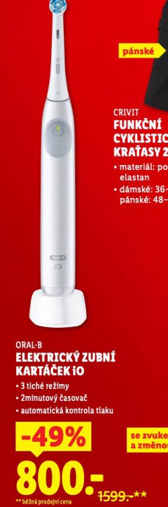 ORAL-B ELEKTRICK� ZUBN� KART��EK IO