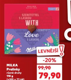 MILKA PRALINKY