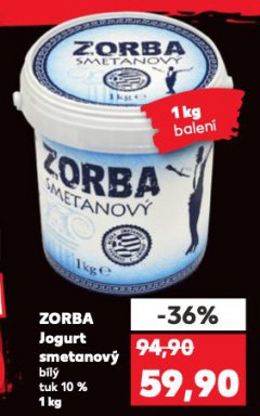 ZORBA SMETANOV� JOGURT