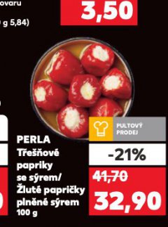 TŘEŠŇOVÉ PAPRIKY SE SÝREM