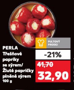 ŽLUTÉ PAPRIČKY PLNĚNÉ SÝREM