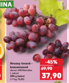 HROZNY TMAVÉ BEZSEMENNÉ