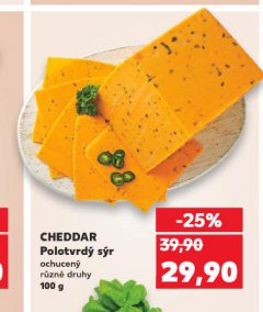 CHEDDAR POLOTVRD� S�R