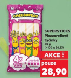 SUPERSTICKS MOZZARELLOVÉ TYČINKY