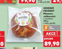 JIZERSKÉ PEKÁRNY MAZANEC VELIKONOČNÍ