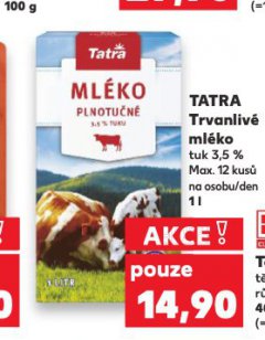 TATRA TRVANLIVÉ MLÉKO