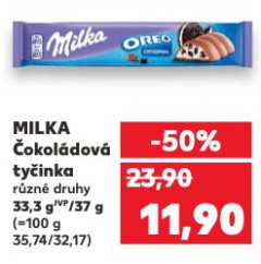 MILKA ČOKOLÁDOVÁ TYČINKA