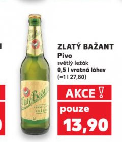 PIVO ZLAT� BA�ANT