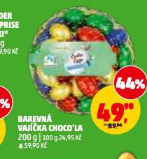 BAREVNÁ VAJÍČKA CHOCO'LA