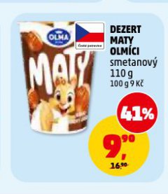 DEZERT MATY OLMÍCI