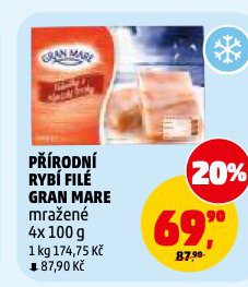 PŘÍRODNÍ RYBÍ FILÉ GRAN MARE