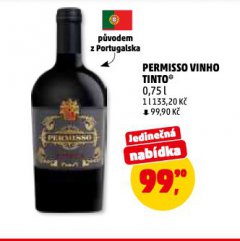 PERMISSO VINHO TINTO