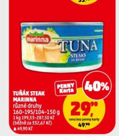 TUŇÁK STEAK MARINNA