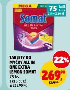 SOMAT TABLETY DO MY�KY